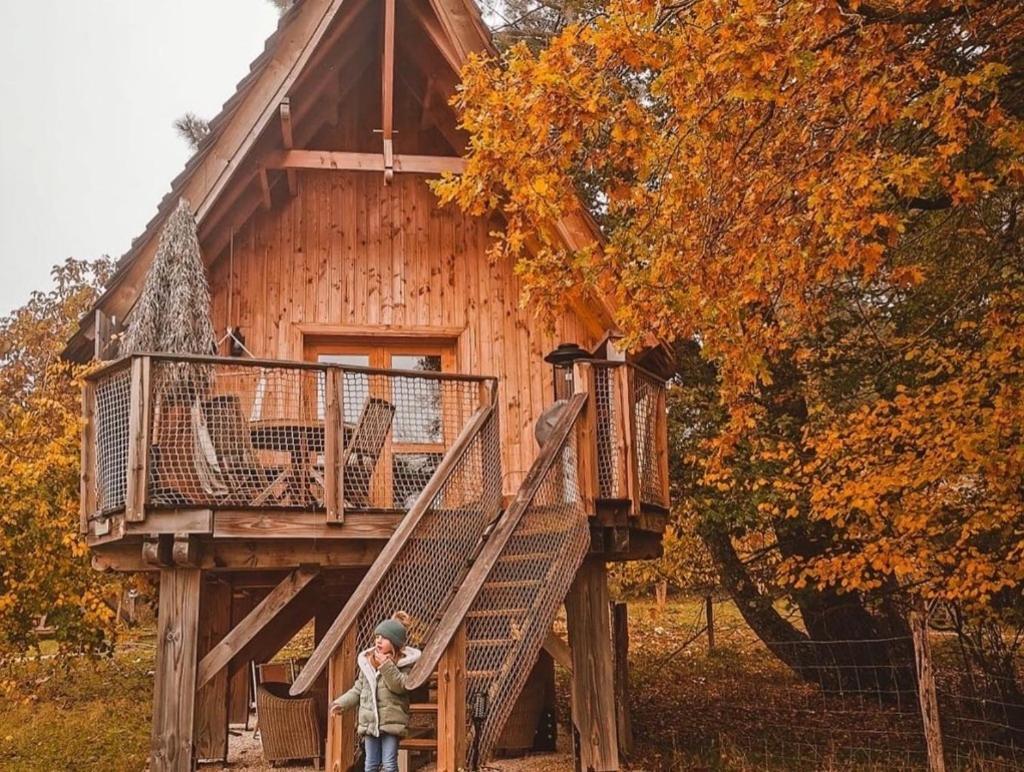 Ecolodge Beauregard Treigny Exterior foto